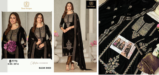 397A Ziaaz Designs Pakistani Salwar Suits