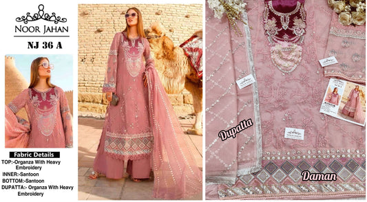 Nj-36A Noor Jahan Pakistani Salwar Suits