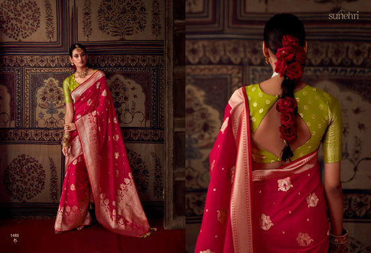 1485 Roopkala Sunehri Sarees