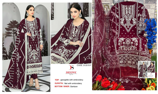 2018F Deepsy Pakistani Salwar Suits