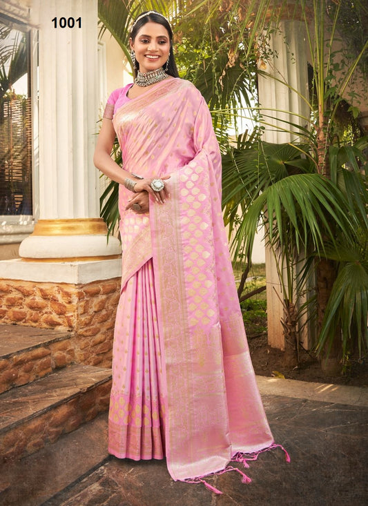 1001 Gulkand Bunawat Sarees