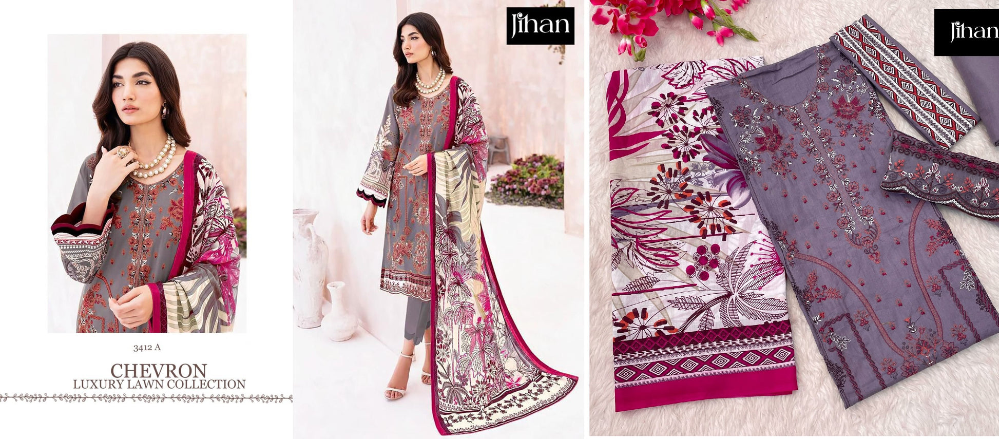 3412A Jihan Pakistani Salwar Suits