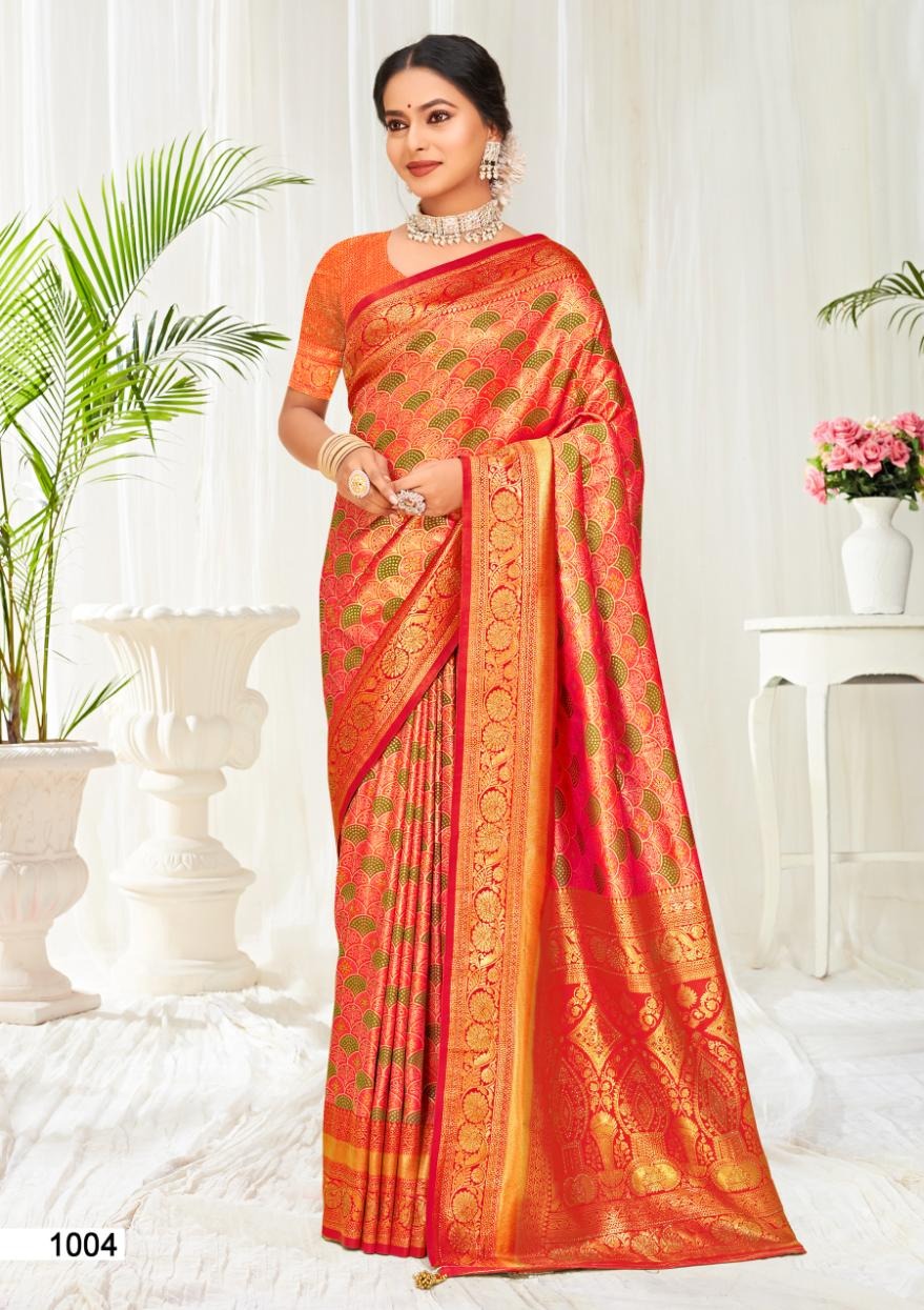 1004 Sheela Vol 19 Bunawat Sarees