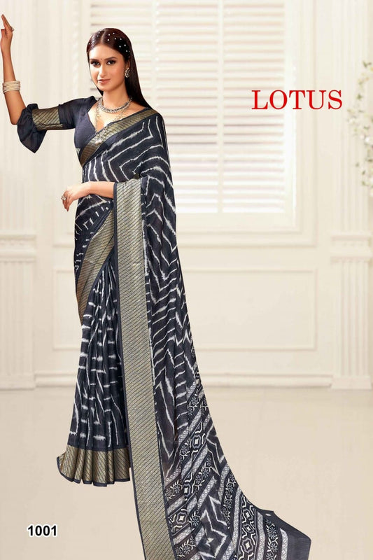 1001 Lotus Mahamani Creation Sarees