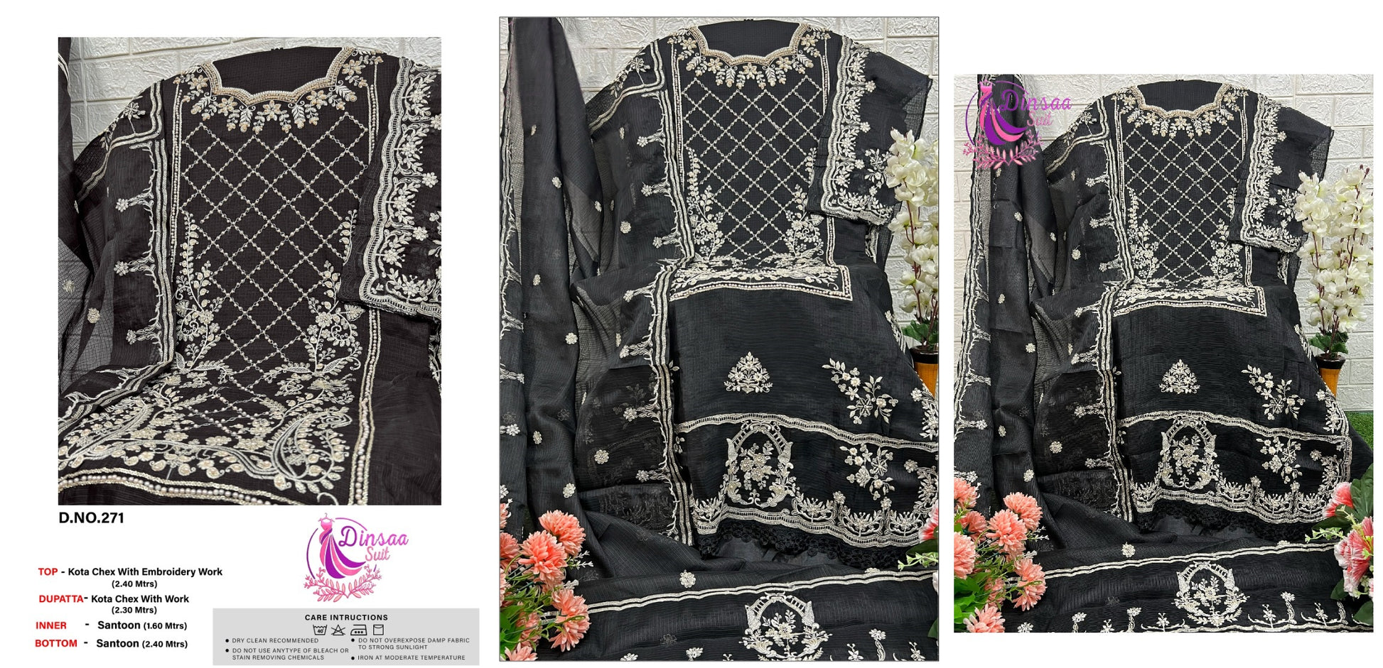 271 Dinsaa Suit Pakistani Salwar Suits
