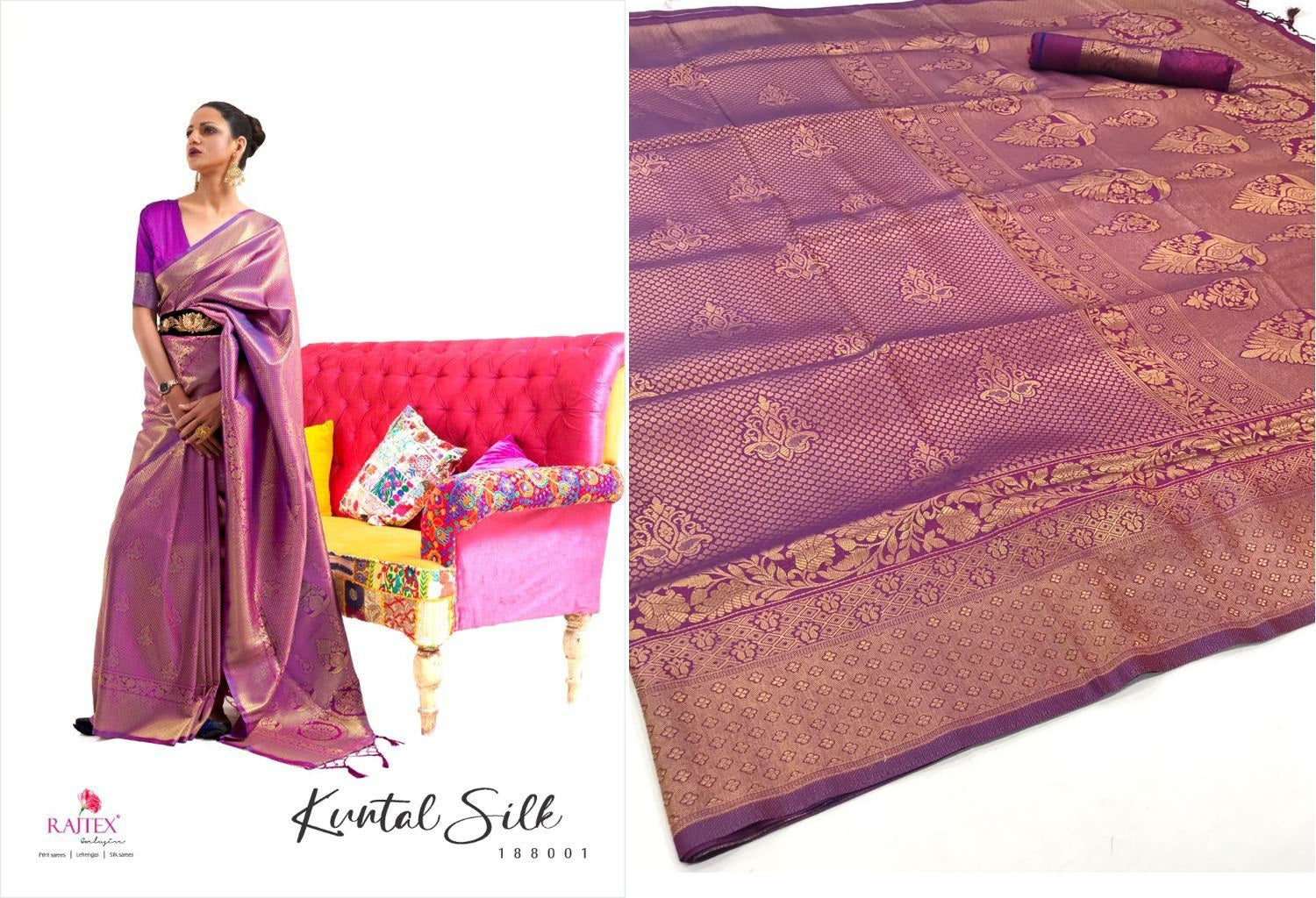 188001 Kuntal Rajtex Sarees