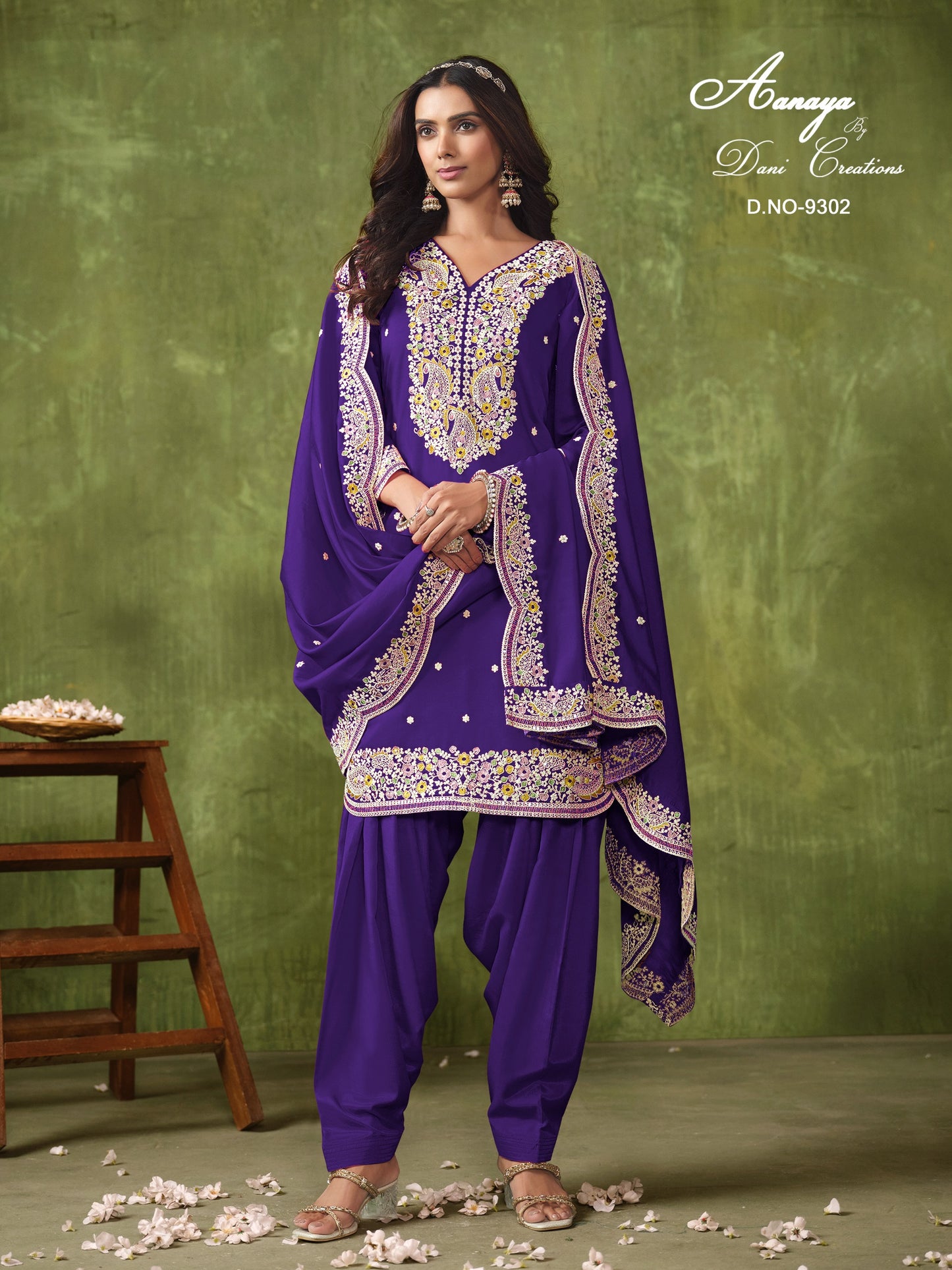 9302 Aanaya Vol 193 Dani Creation Unstitched Suits