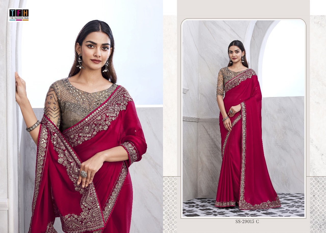 29015C Tfh Sarees