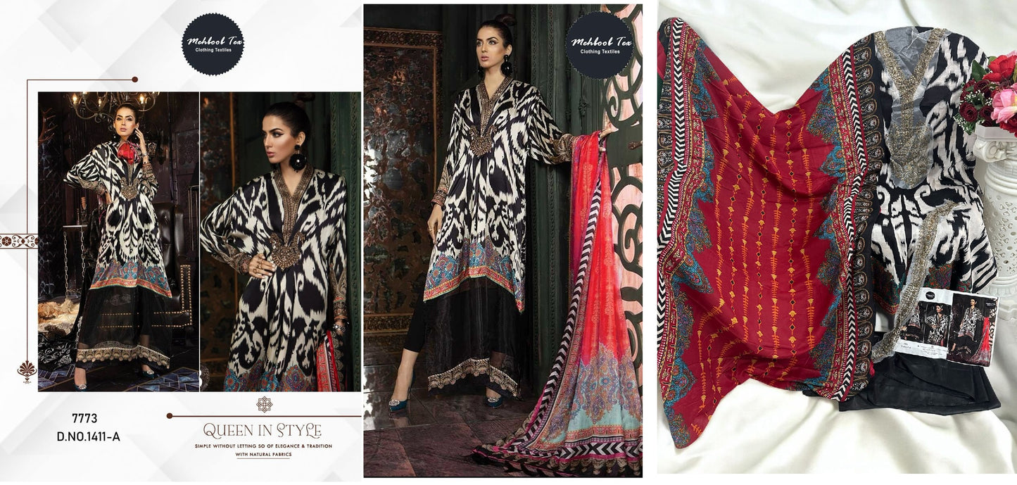 1411A Mehboob Tex Pakistani Salwar Suits
