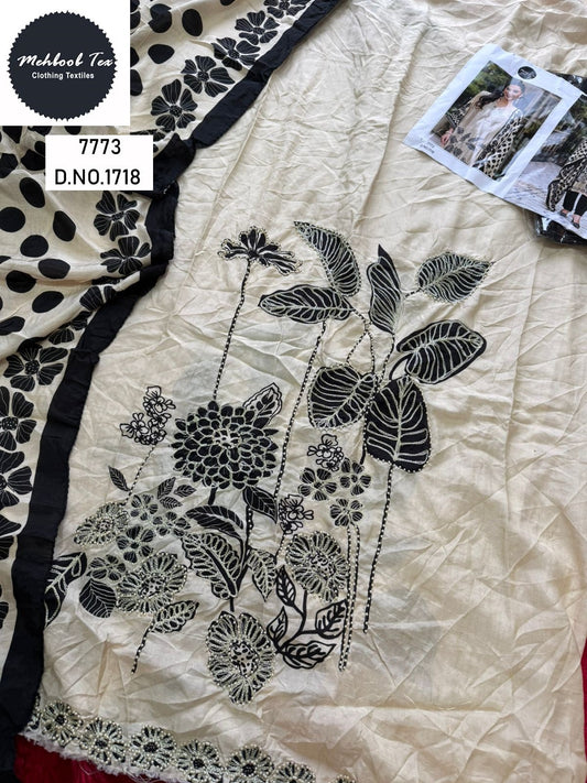 1718 Mehboob Tex Printed Karachi Unstitched Suits