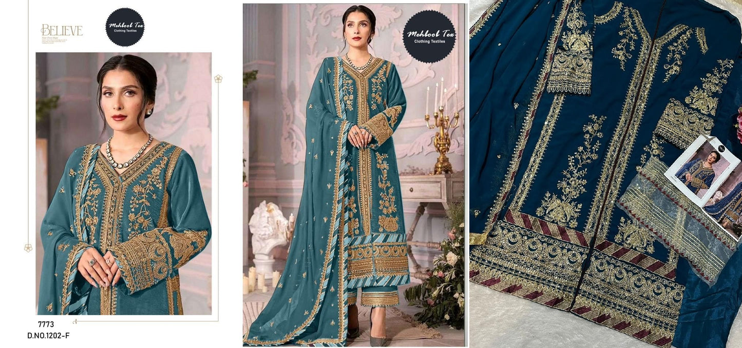 1202F Mehboob Tex Pakistani Salwar Suits