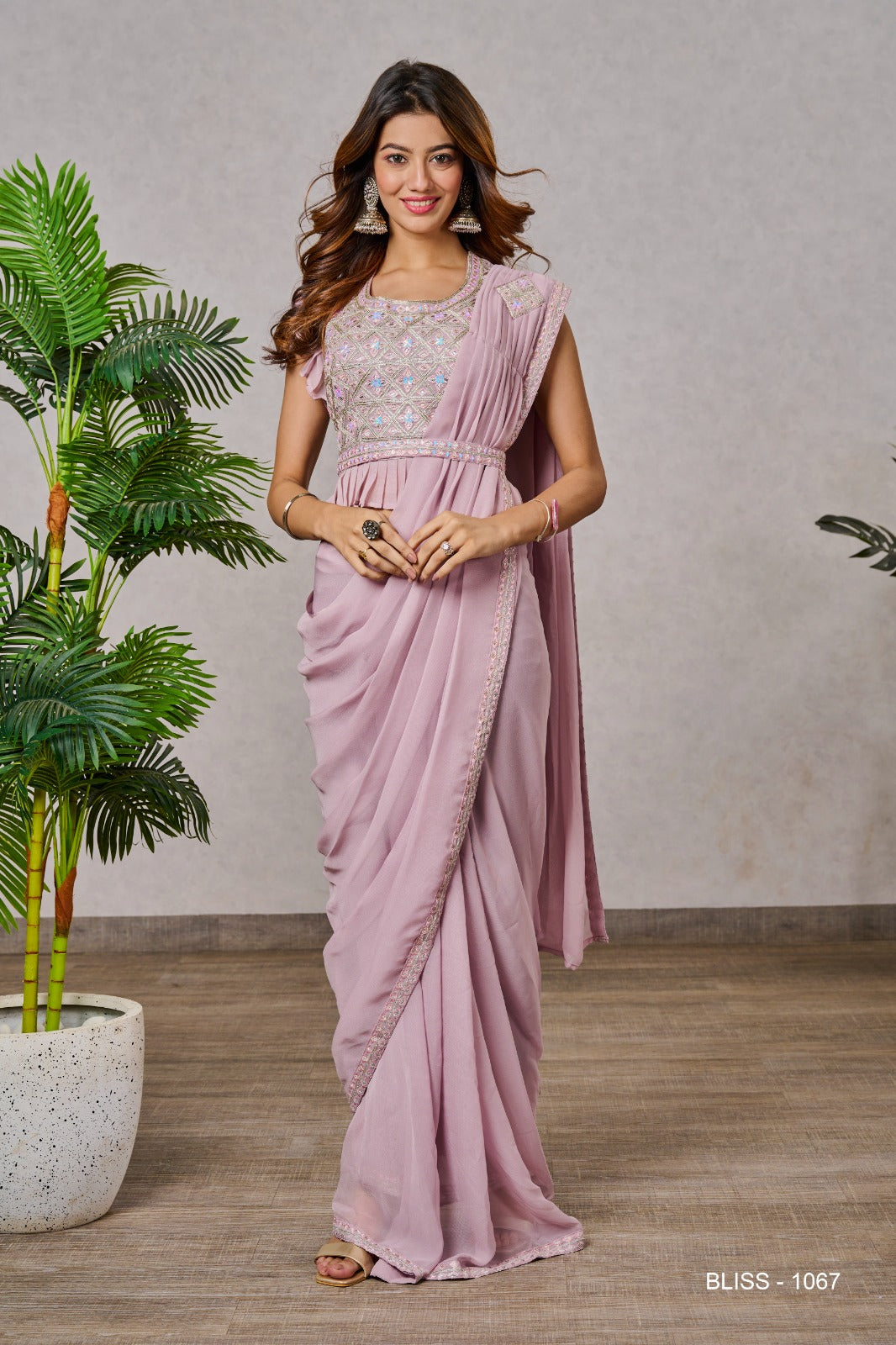 1067 Bliss Jivora Ready To Wear Saree
