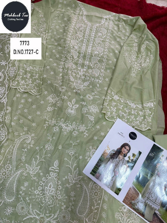 1727-C Mehboob Tex Pure Cotton Pakistani Salwar Suits