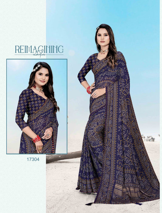 17304 Tarang Jalnidhi Printed Sarees