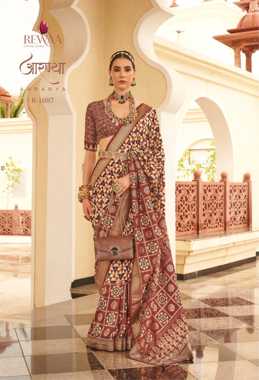 R-1087 Aaranya Rewaa Sarees