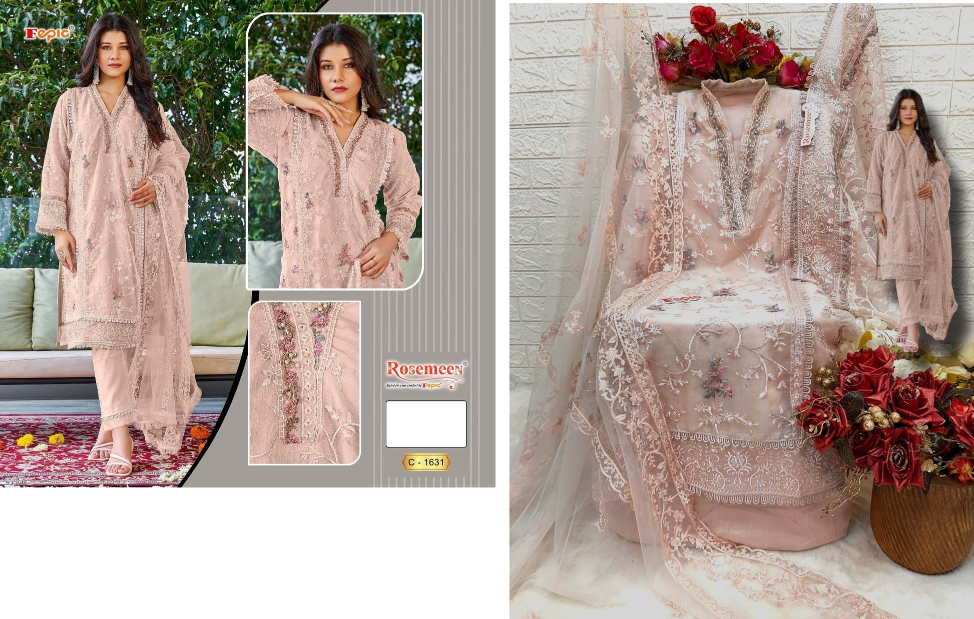 C-1631 Fepic Pakistani Salwar Suits
