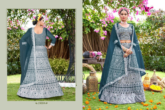 19004 Zeeya Sakshi Varni Fabrics Lehenga Choli