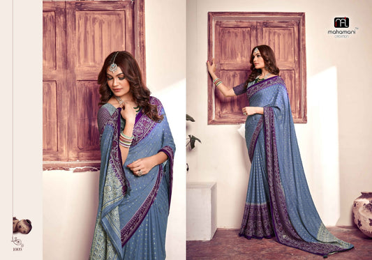 1009 Madhurika Mahamani Creation Sarees
