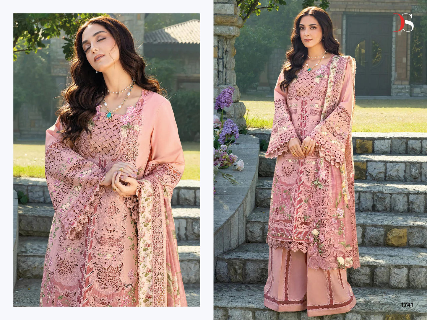 1741 Elaf Premium 3 Deepsy Pure Cotton Pakistani Salwar Suits