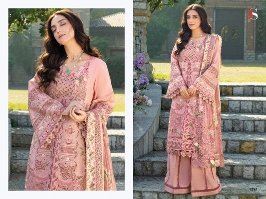 1741 Elaf Premium 3 Deepsy Pure Cotton Pakistani Salwar Suits