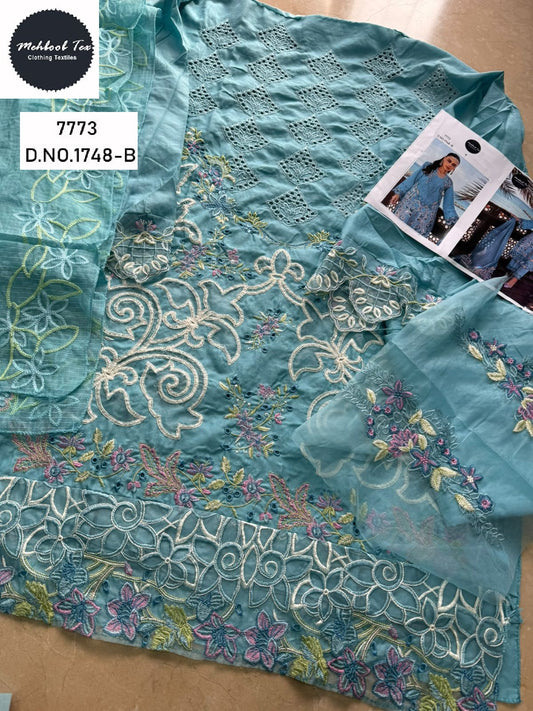 1748-B Mehboob Tex Embroidery Pakistani Salwar Suits