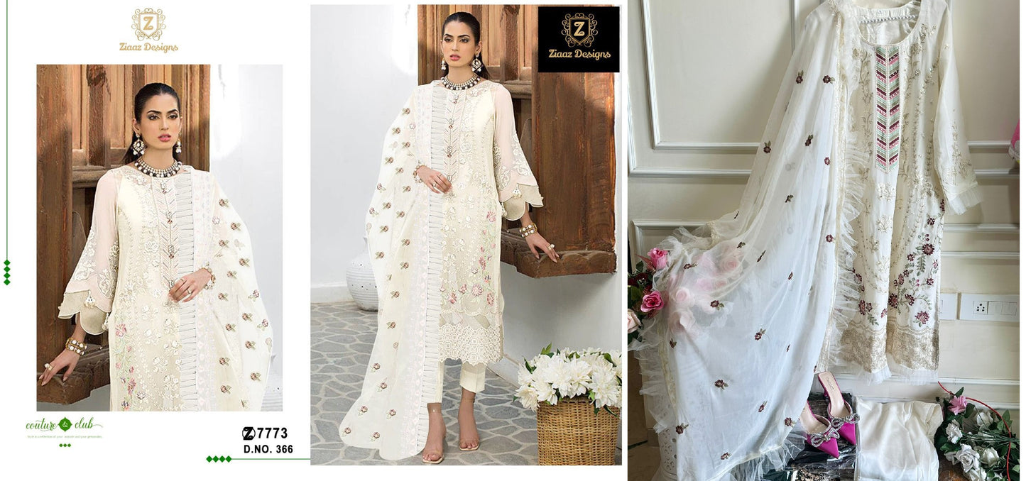 366 Ziaaz Designs Pakistani Salwar Suits