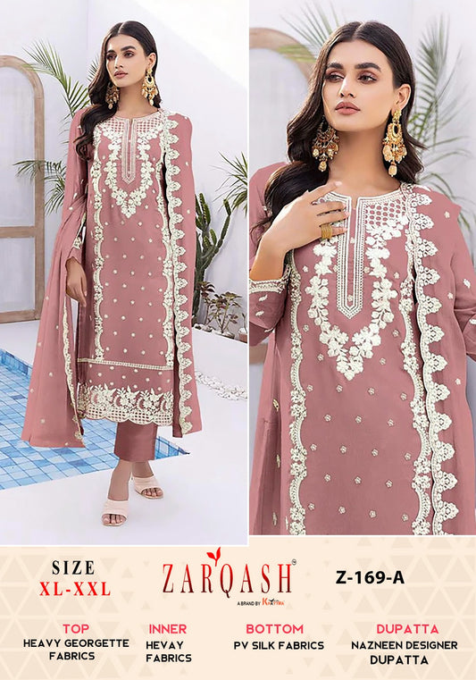 169-A Zarqash Pakistani Readymade Suits