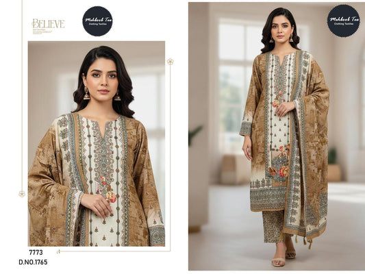1765 Mehboob Tex Printed Karachi Unstitched Suits
