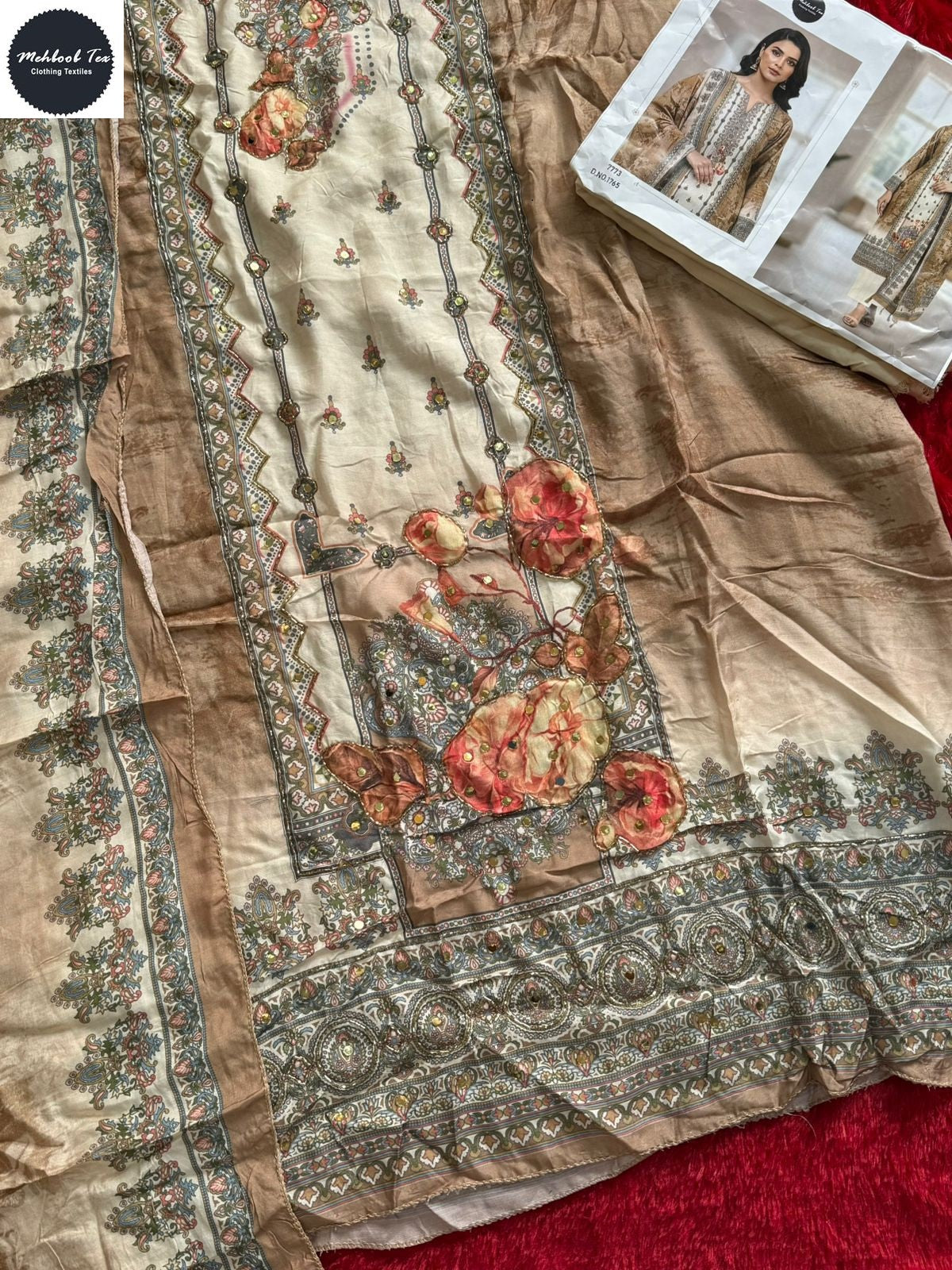 1765 Mehboob Tex Pure Viscose Pakistani Salwar Suits