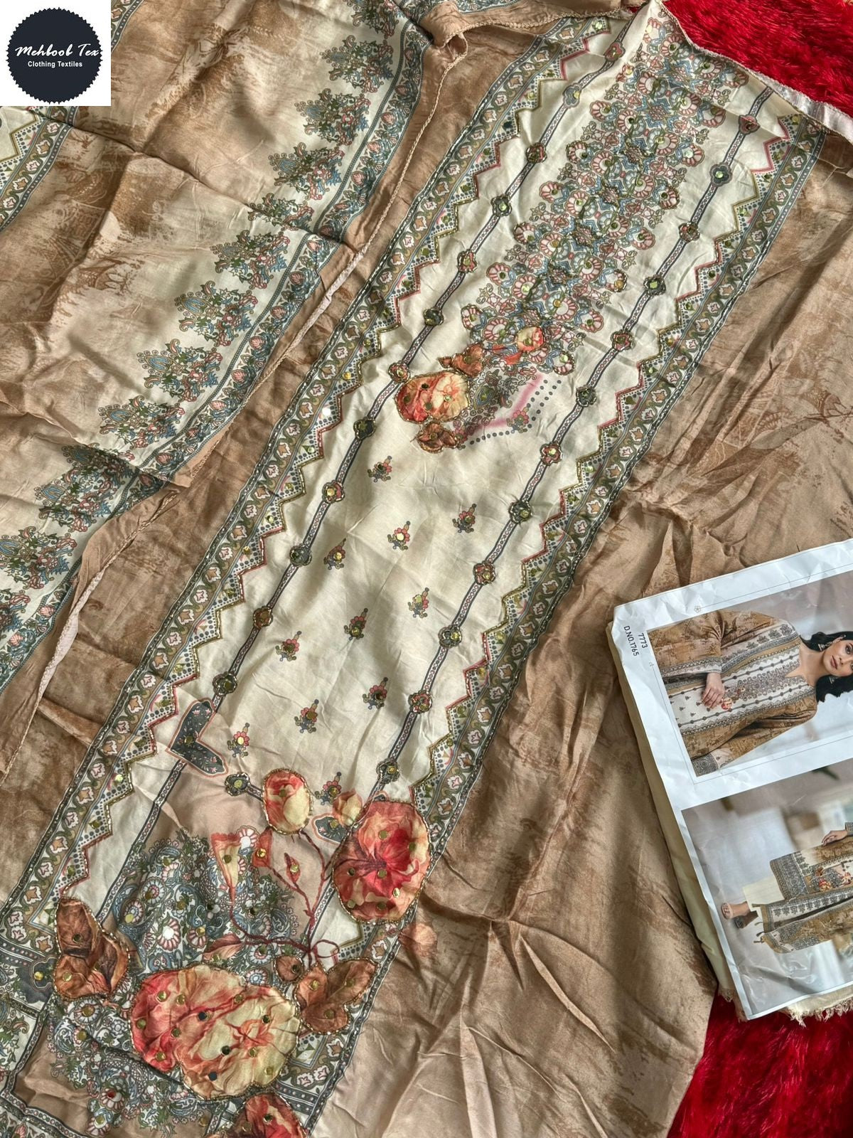 1765 Mehboob Tex Pure Viscose Pakistani Salwar Suits