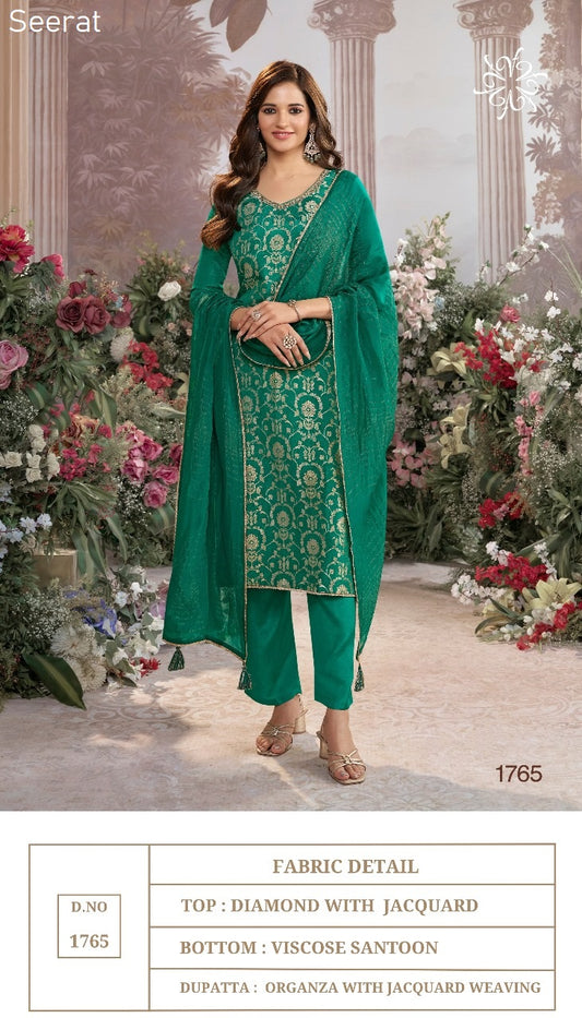 1765 Seerat Jacquard Readymade Suits