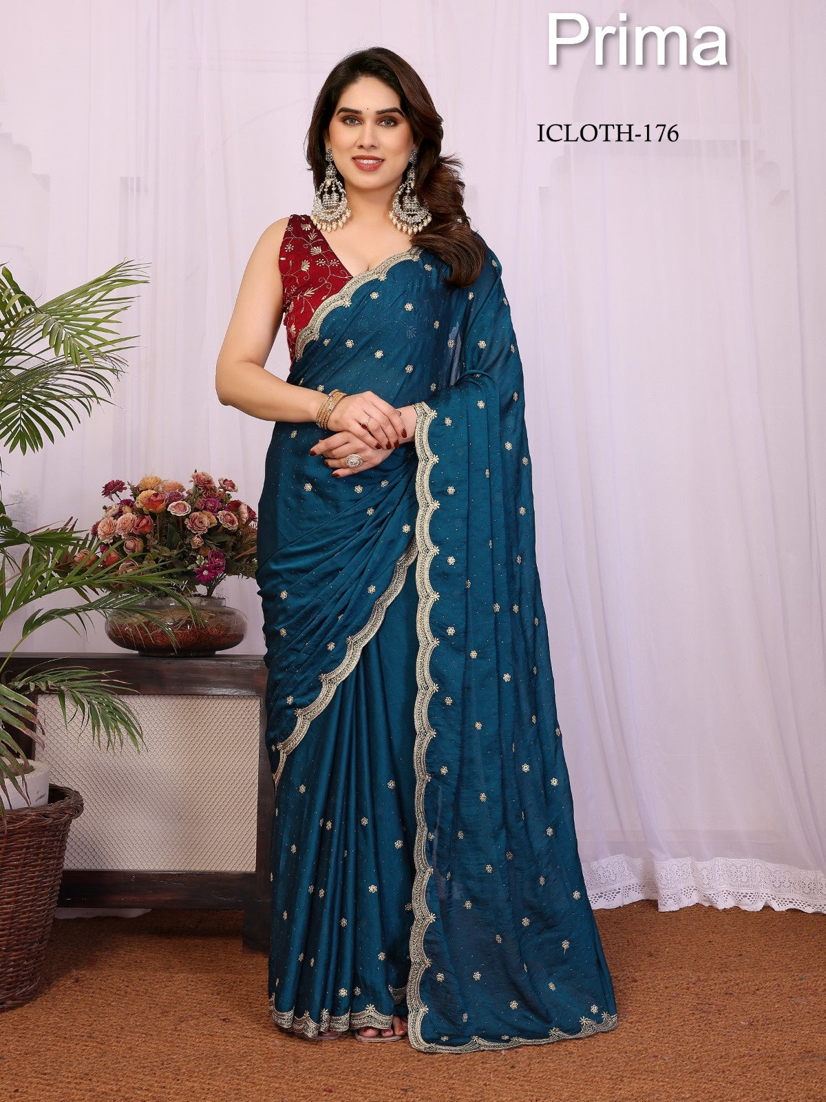 176 Icloth Vol-05 Prima Silk Sarees