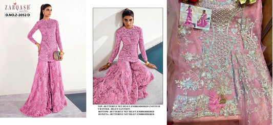 Z-2052D Zarqash Pakistani Salwar Suits