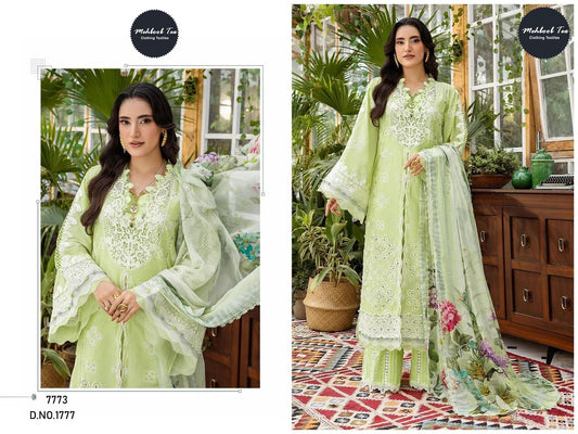 1777 Mehboob Tex Embroidery Pakistani Salwar Suits