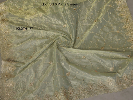 177 Icloth Vol 6 Prima Twill Net Sarees
