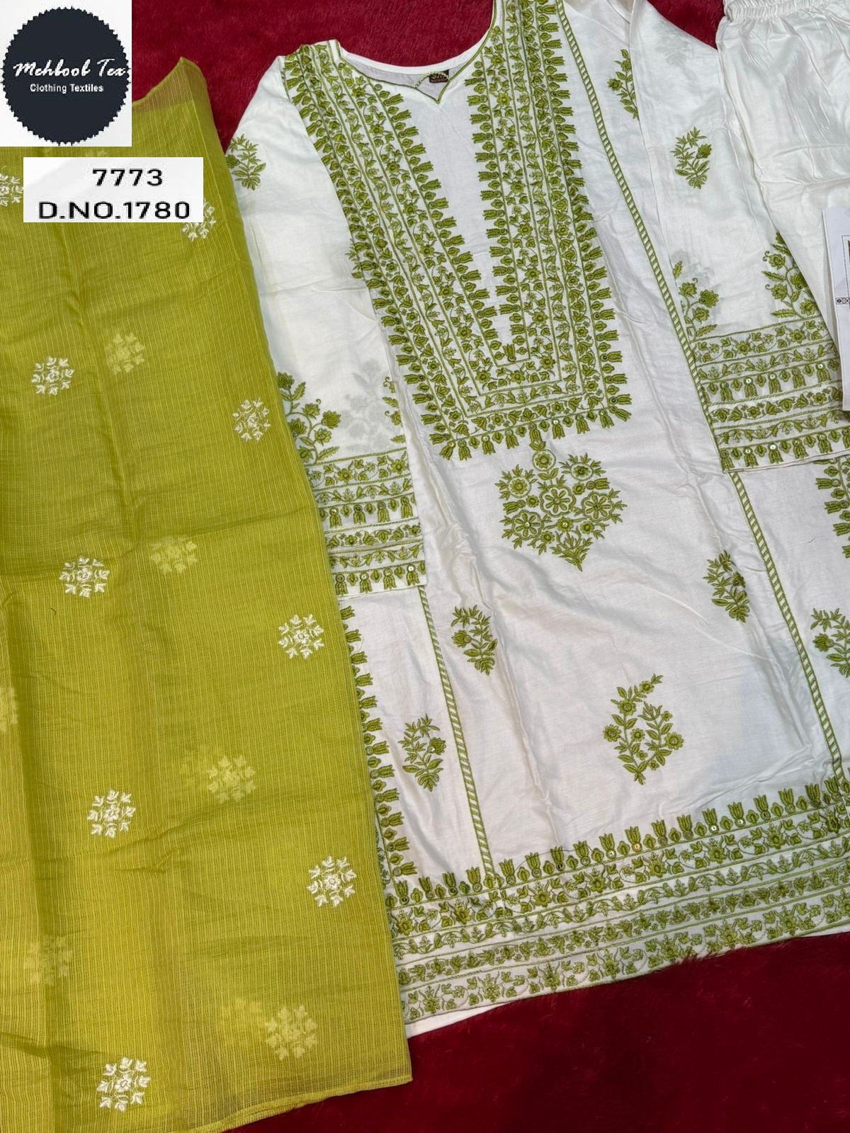 1780 Mehboob Tex Embroidery Pakistani Salwar Suits