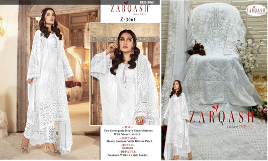 3061 Zarqash Pakistani Salwar Suits