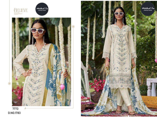 1783 Mehboob Tex Embroidery Pakistani Salwar Suits