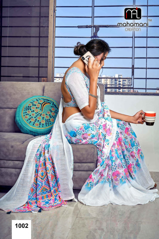 1002 Albeli Mahamani Creation Sarees