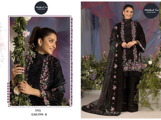 1799-B Mehboob Tex Embroidery Pakistani Salwar Suits