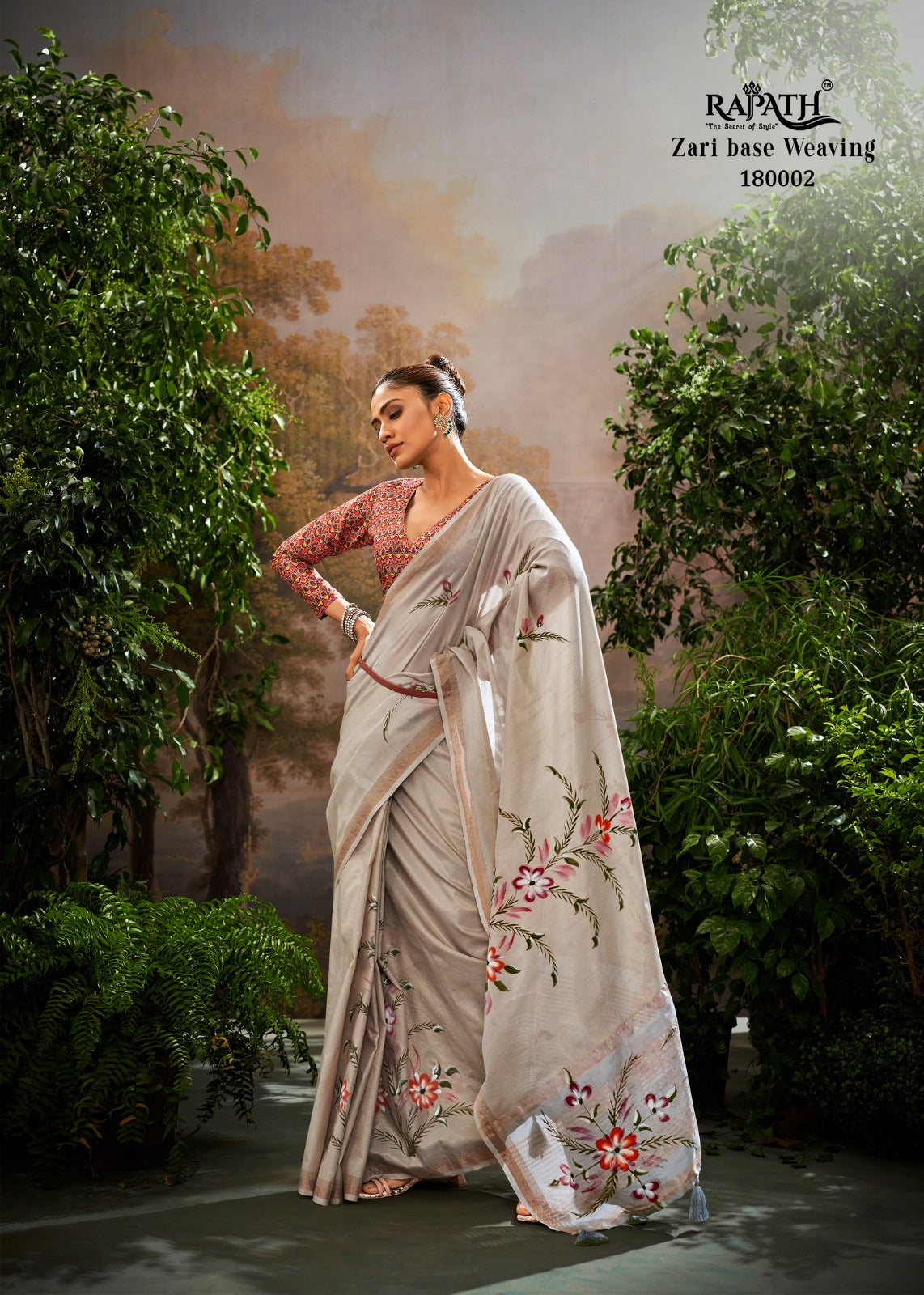 180002 Kalindi Silk Rajpath Soft Linen Sarees