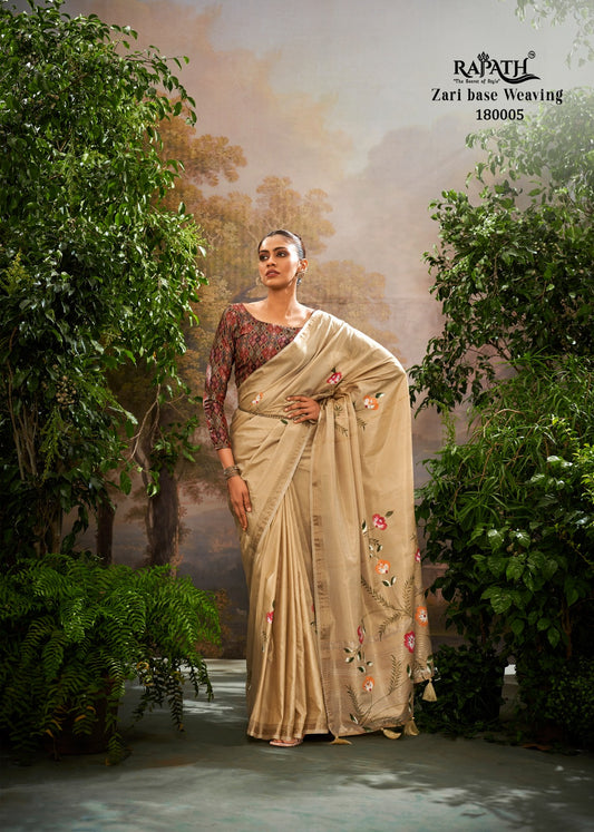 180005 Kalindi Silk Rajpath Soft Linen Sarees