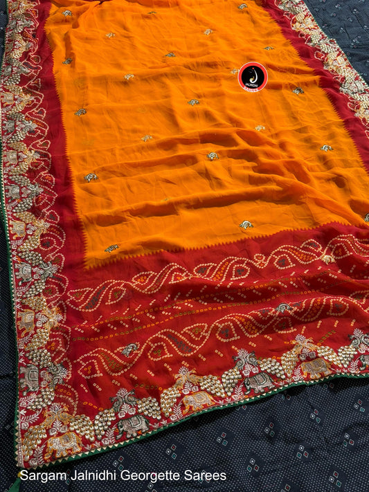 18002 Sargam Jalnidhi Georgette Sarees