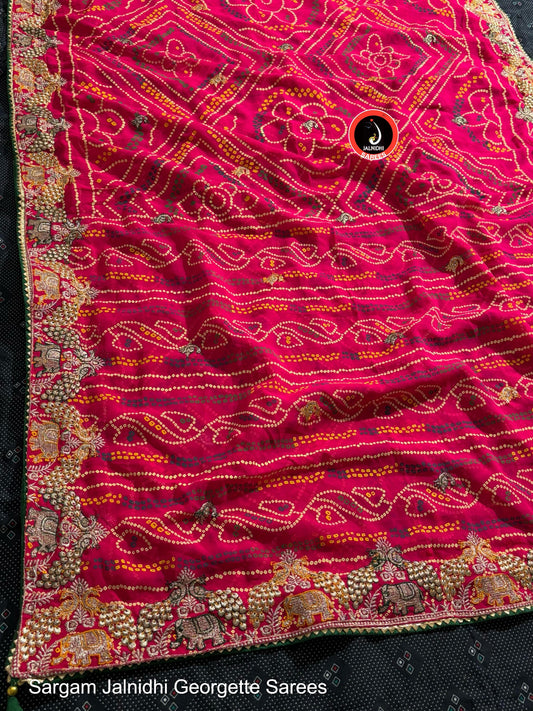 18004 Sargam Jalnidhi Georgette Sarees