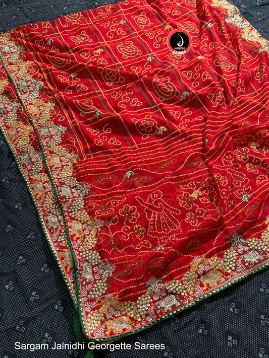 18005 Sargam Jalnidhi Georgette Sarees