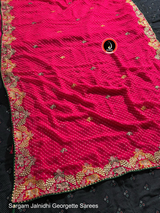 18006 Sargam Jalnidhi Georgette Sarees
