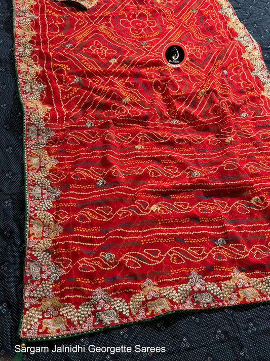 18008 Sargam Jalnidhi Georgette Sarees
