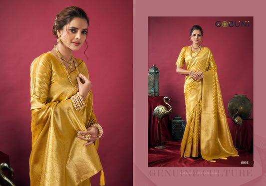 1802 Shringar Gobuni Tissue Silk Sarees