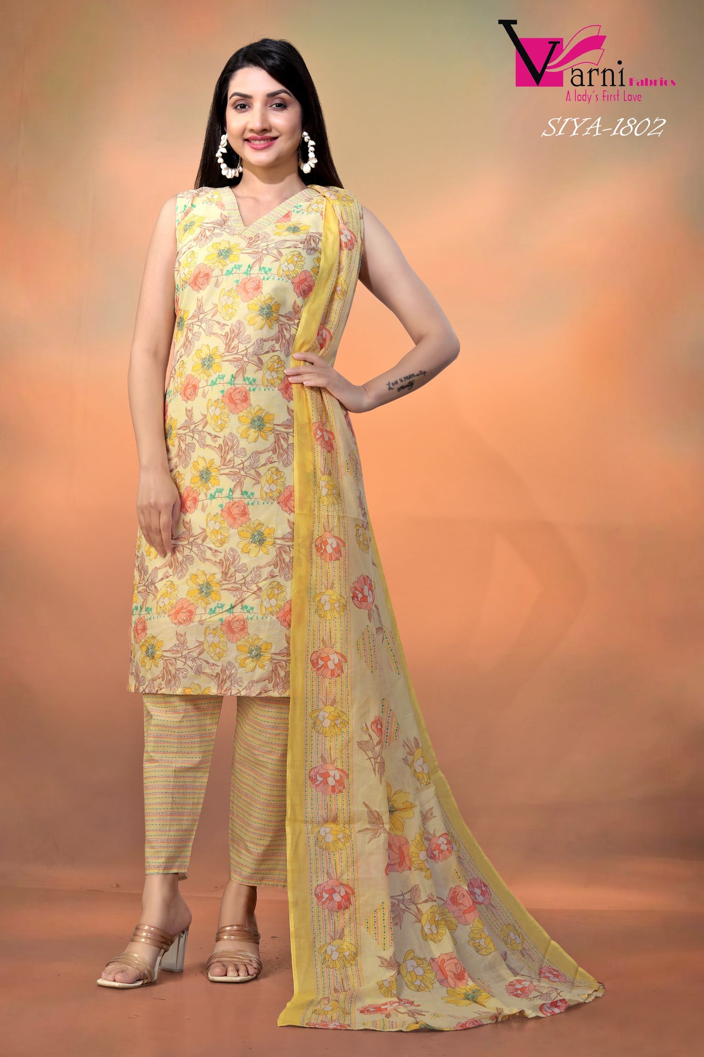 1802 Siya Varni Fabrics Linning Readymade Suits