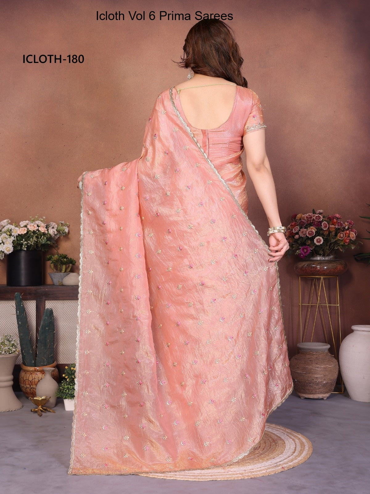 180 Icloth Vol 6 Prima Pure Crepe Sarees